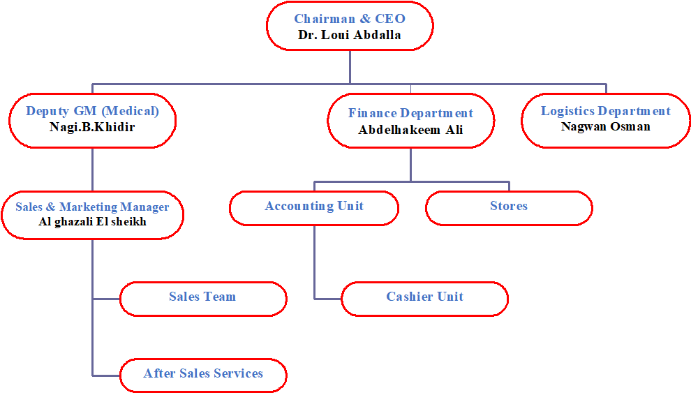 Company Staff Chart